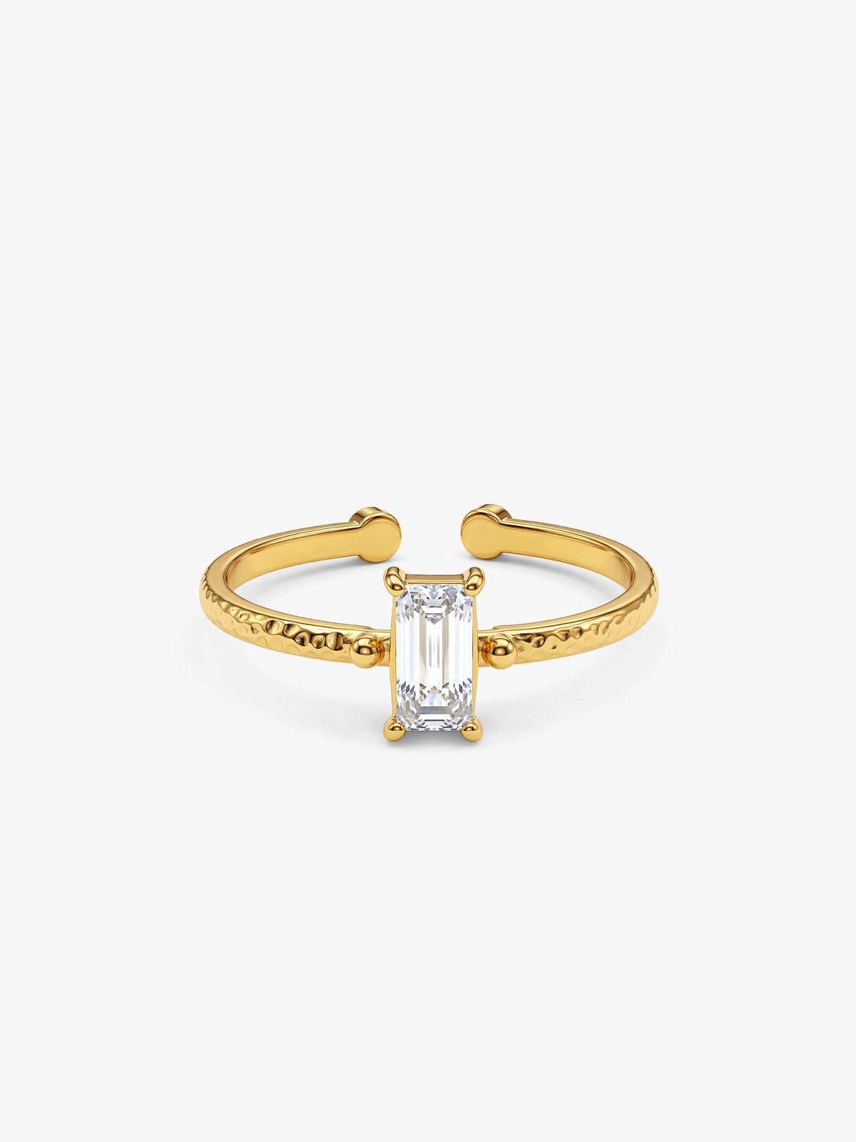 IXIA by GIVA Deputy Princess Gold Plated Ring (Size 13)