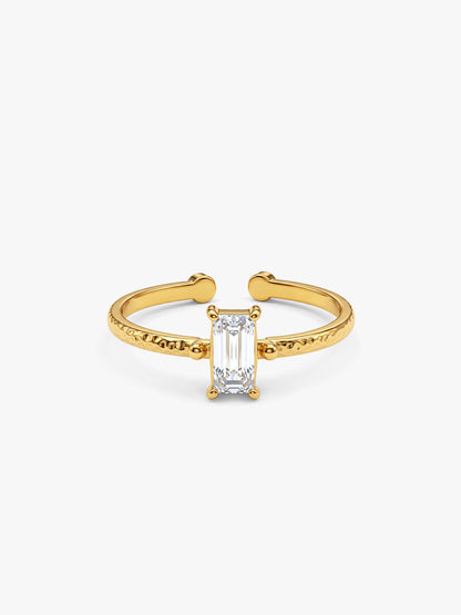 IXIA by GIVA Deputy Princess Gold Plated Ring (Size 13)