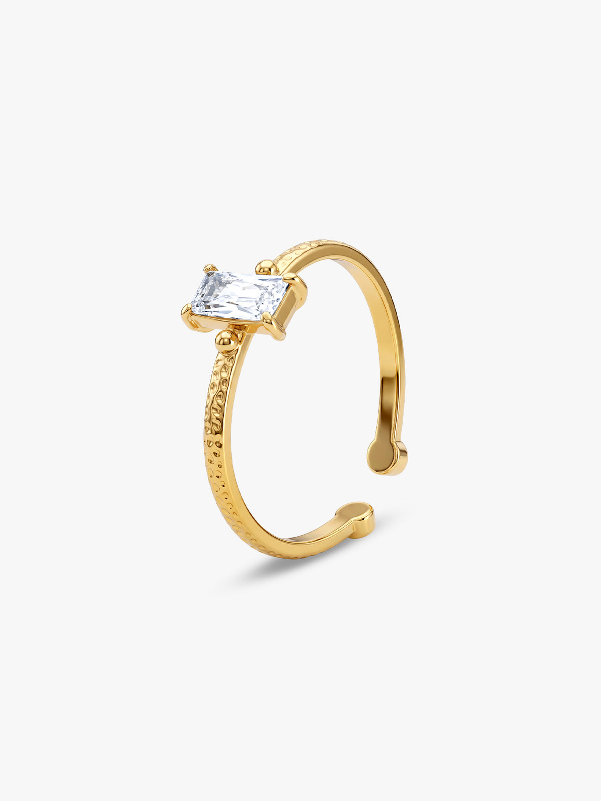 IXIA by GIVA Deputy Princess Gold Plated Ring (Size 13)