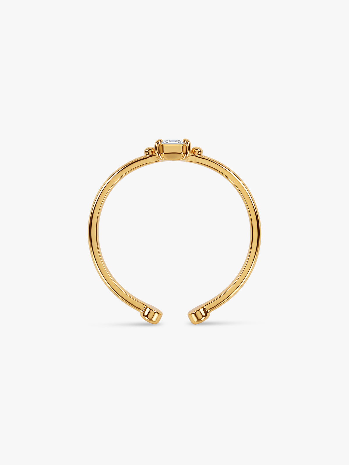 IXIA by GIVA Deputy Princess Gold Plated Ring (Size 13)