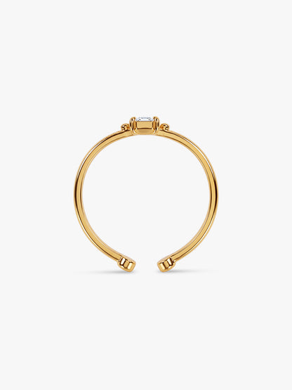 IXIA by GIVA Deputy Princess Gold Plated Ring (Size 13)