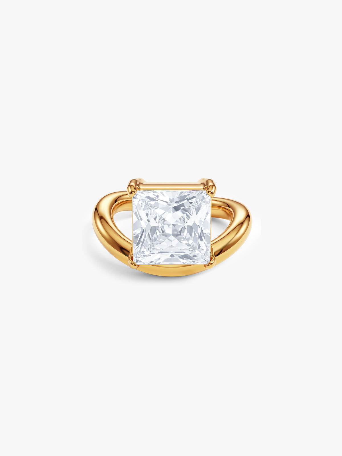 IXIA by GIVA Egyptian Empire Gold Plated Ring (Size 13)