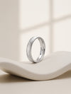 IXIA by GIVA Night Angel Rhodium Plated Ring (Size 12)