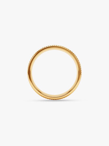 IXIA by GIVA Power Dressing Gold Plated Ring (Size 12)