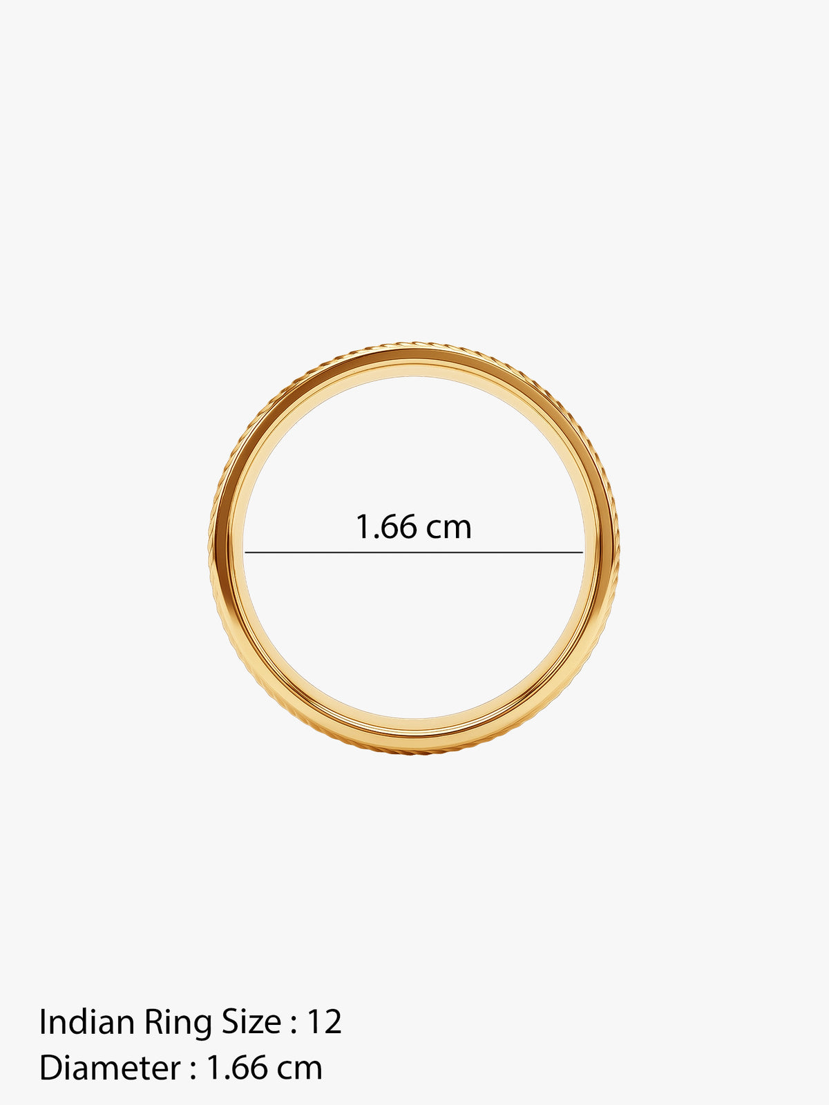 IXIA by GIVA Power Dressing Gold Plated Ring (Size 12)
