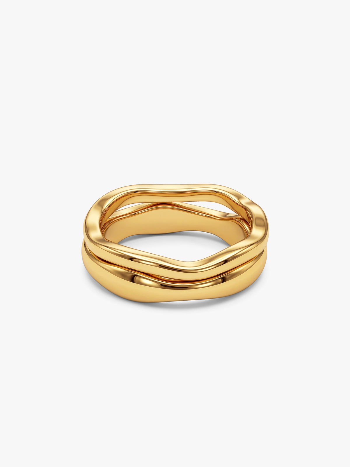 IXIA by GIVA Good Ones Gold Plated Ring (Size 12)