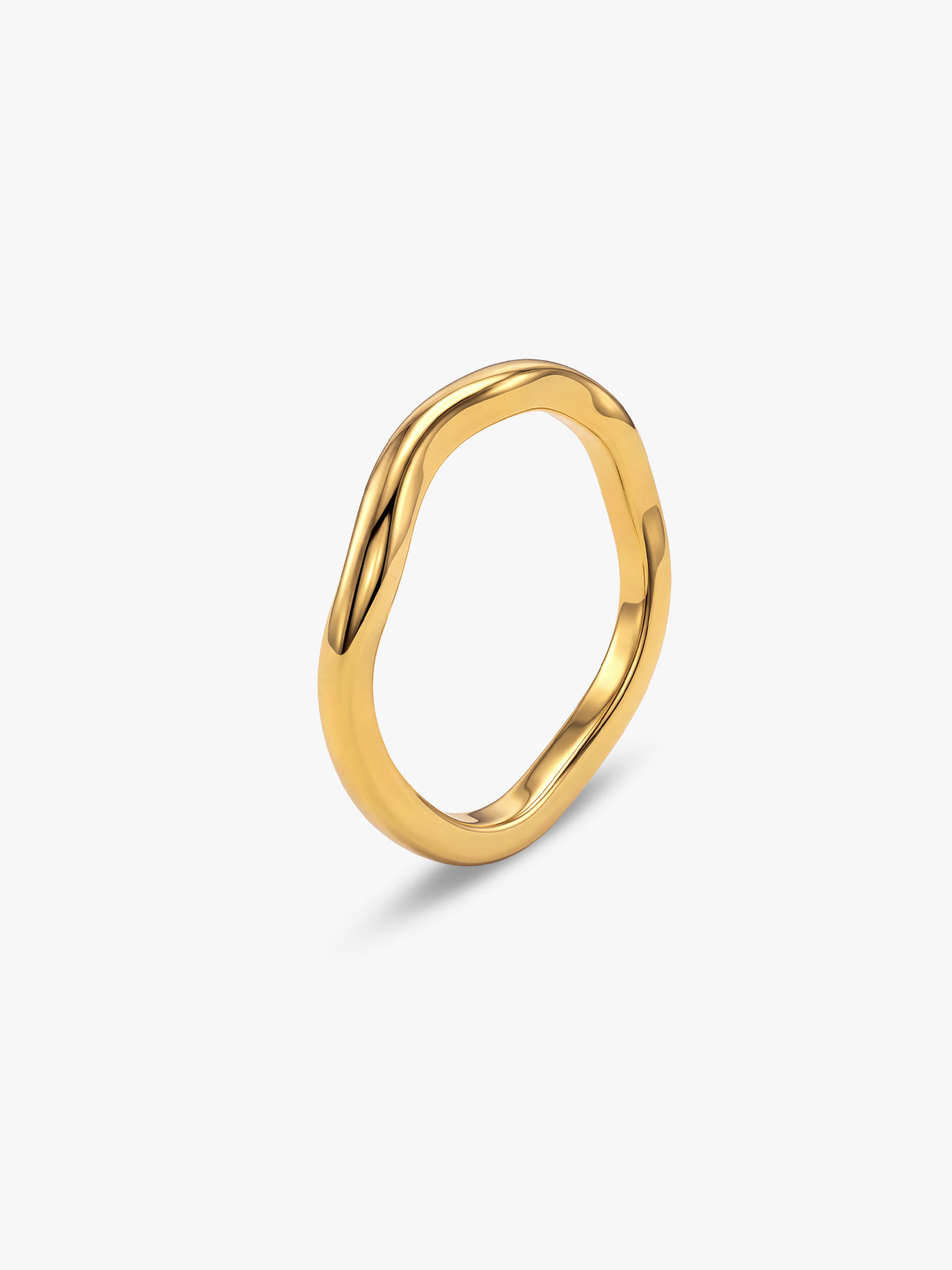 IXIA by GIVA Good Ones Gold Plated Ring (Size 12)