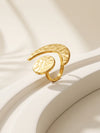 IXIA by GIVA Crimson Crater Gold Plated Ring (Size 12)