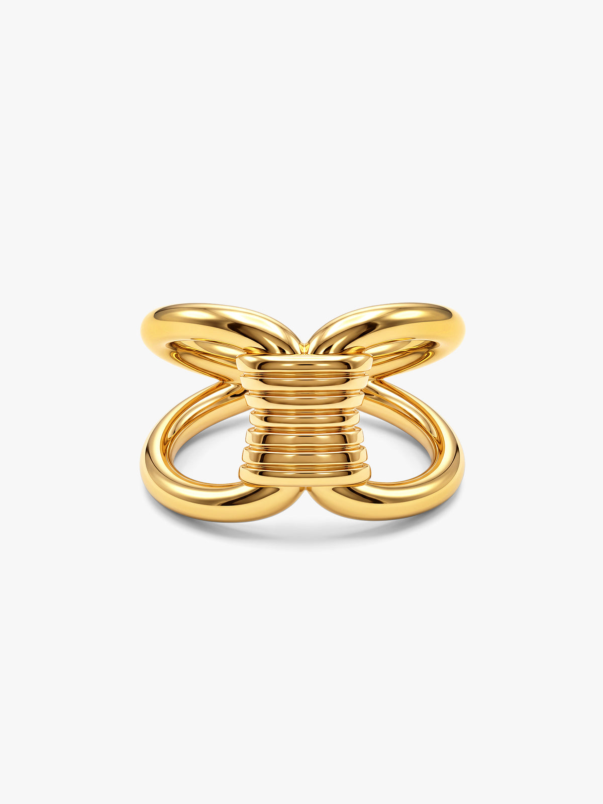 IXIA by GIVA Little Treat Gold Plated Ring (Size 14)