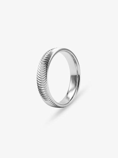 IXIA by GIVA Night Angel Rhodium Plated Ring (Size 15)