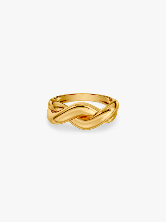 Daily Luxe Gold Plated Ring (Size 14)