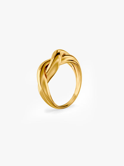 Daily Luxe Gold Plated Ring (Size 14)