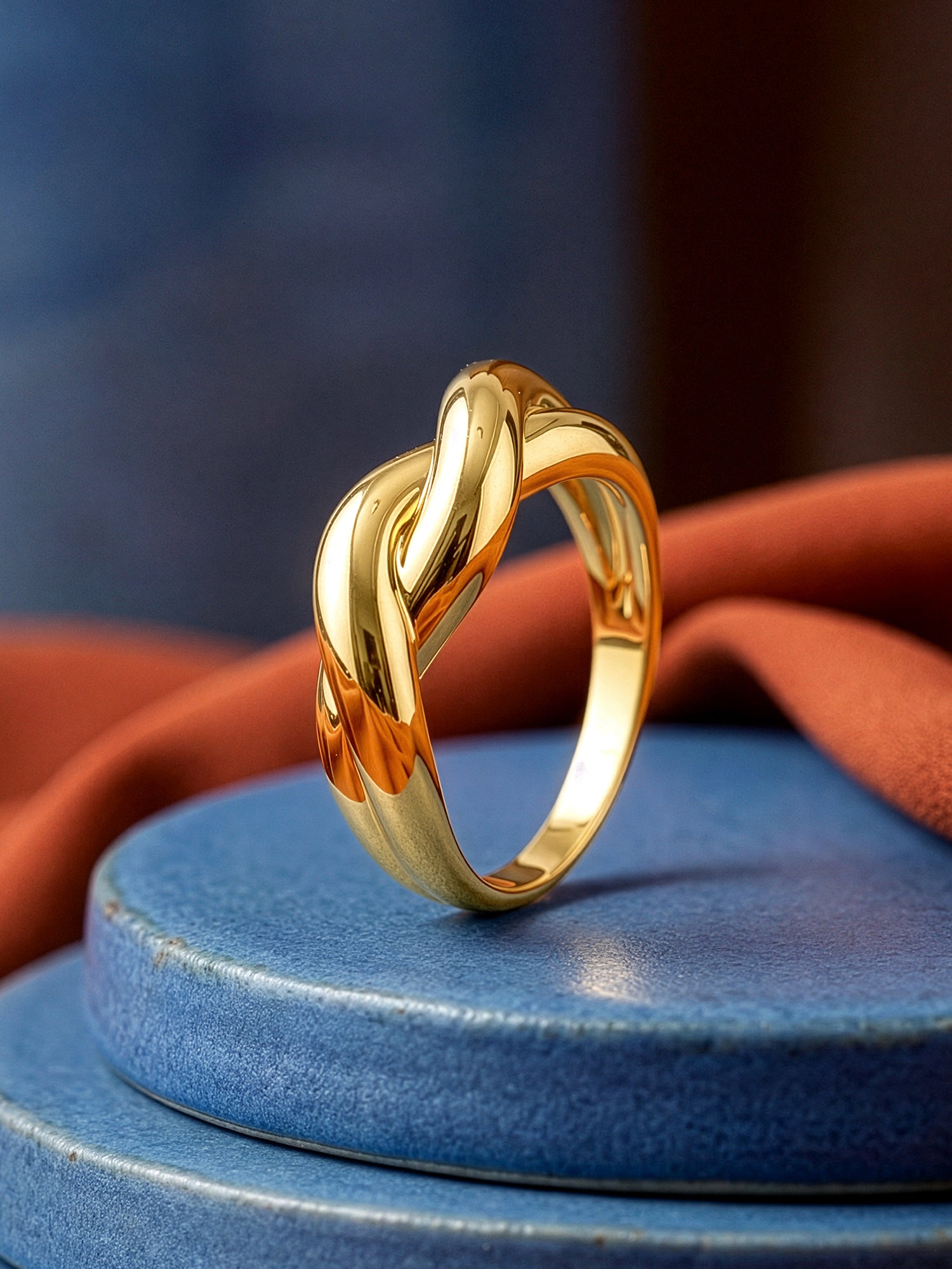 Daily Luxe Gold Plated Ring (Size 14)