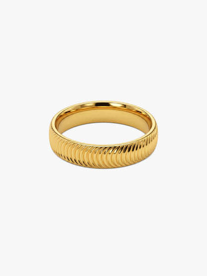 IXIA by GIVA Power Dressing Gold Plated Ring (Size 15)