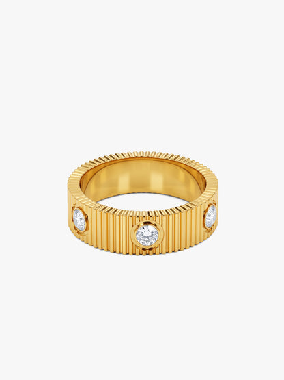 IXIA by GIVA Daily Dose Gold Plated Ring (Size 14)