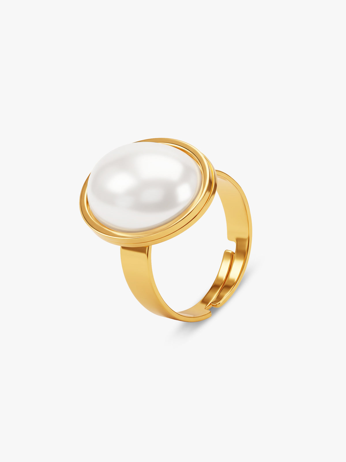 IXIA by GIVA Heiress Vibes Gold Plated Ring (Size 16)