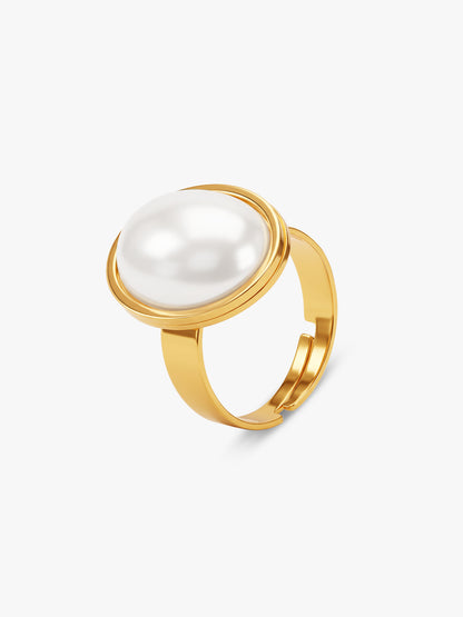 IXIA by GIVA Heiress Vibes Gold Plated Ring (Size 16)