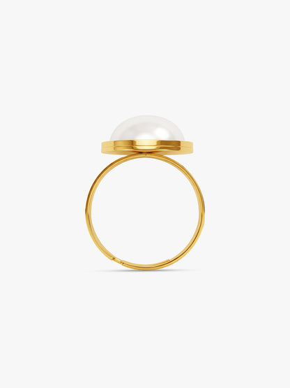 IXIA by GIVA Heiress Vibes Gold Plated Ring (Size 16)