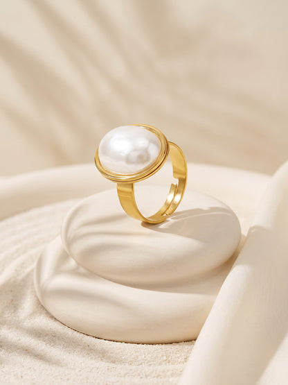 IXIA by GIVA Heiress Vibes Gold Plated Ring (Size 16)