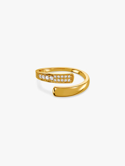 Minimal Mood Gold Plated Ring (Size 14)