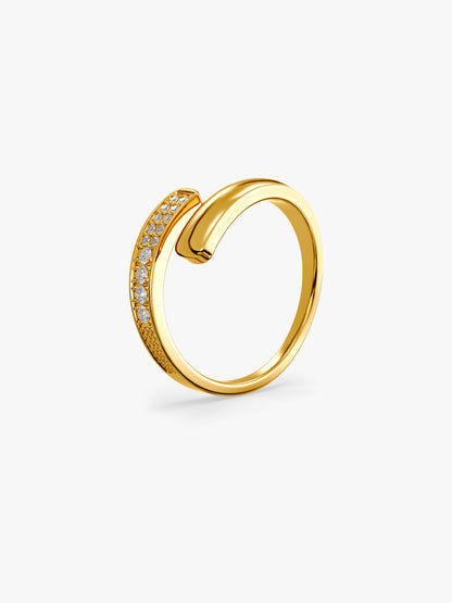 Minimal Mood Gold Plated Ring (Size 14)
