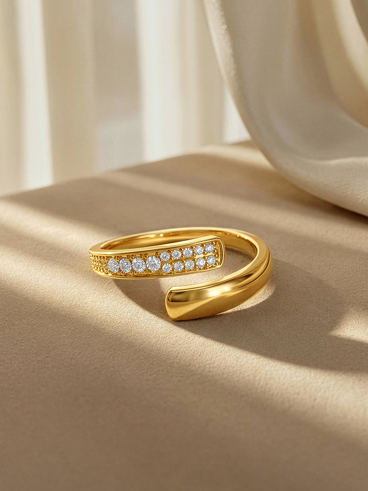 Minimal Mood Gold Plated Ring (Size 14)
