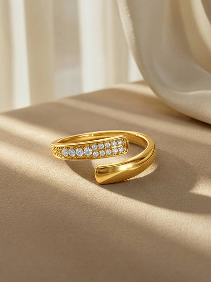 Minimal Mood Gold Plated Ring (Size 14)