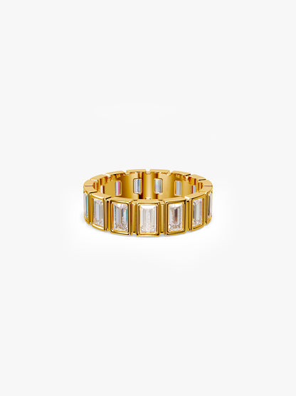 Quiet Luxury Gold Plated Ring (Size 16)