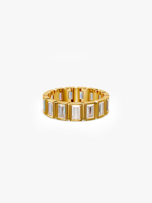 Quiet Luxury Gold Plated Ring (Size 16)