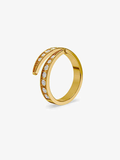Classic Edit Gold Plated Ring (Size 16)