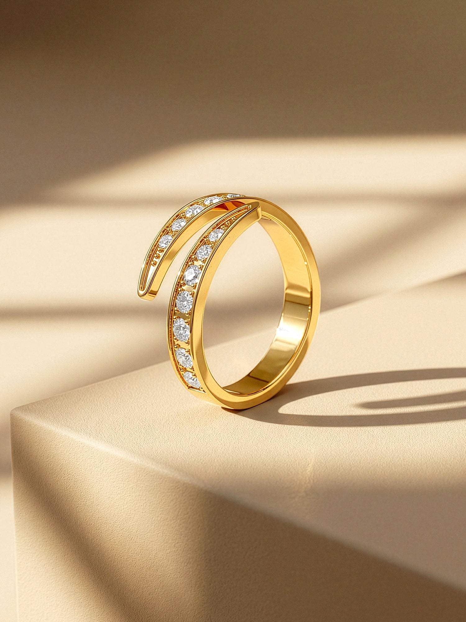Classic Edit Gold Plated Ring (Size 16)