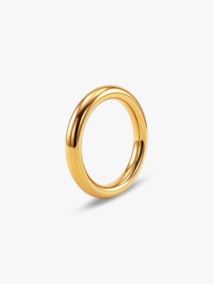 IXIA BY GIVA Triple Take Gold Plated Ring (Size 15)
