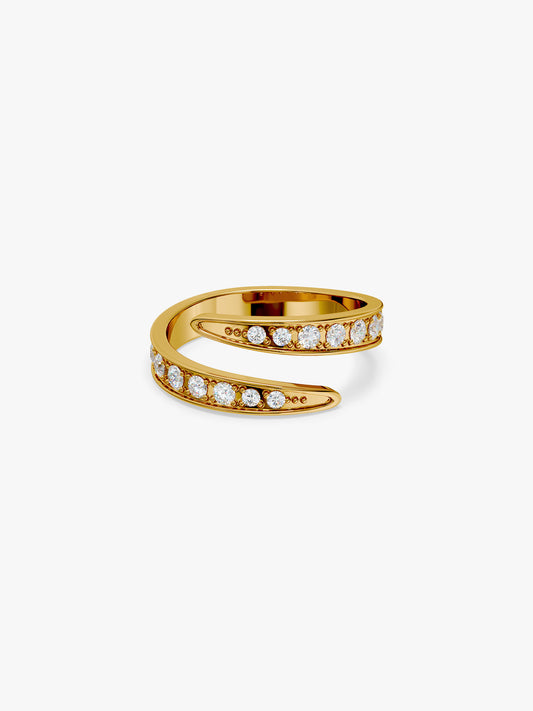 Classic Edit Gold Plated Ring (Size 12)