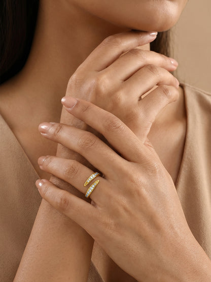Classic Edit Gold Plated Ring (Size 12)