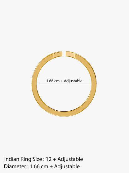 Nova Gold Plated Ring (Size 12)