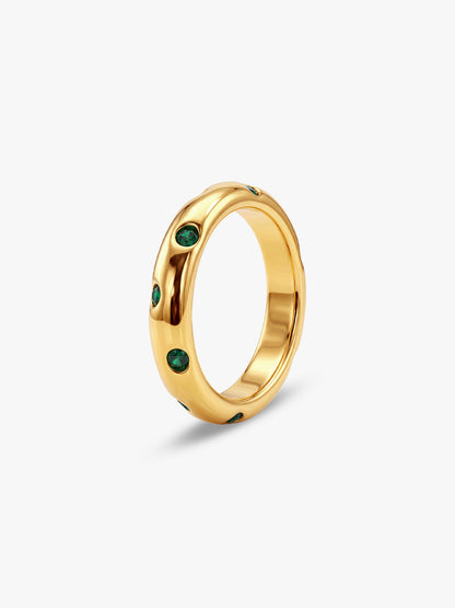 IXIA BY GIVA Finders Keepers Gold Plated Ring (Size 14)