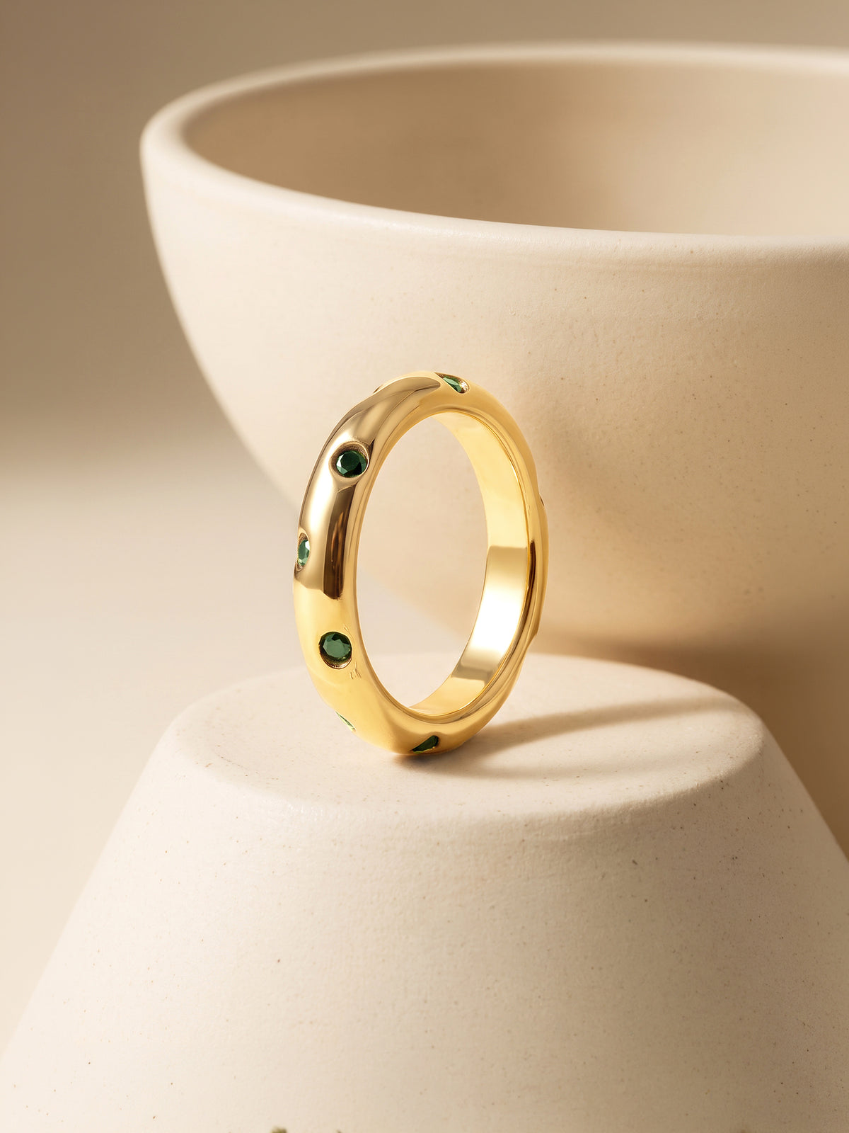 IXIA BY GIVA Finders Keepers Gold Plated Ring (Size 14)