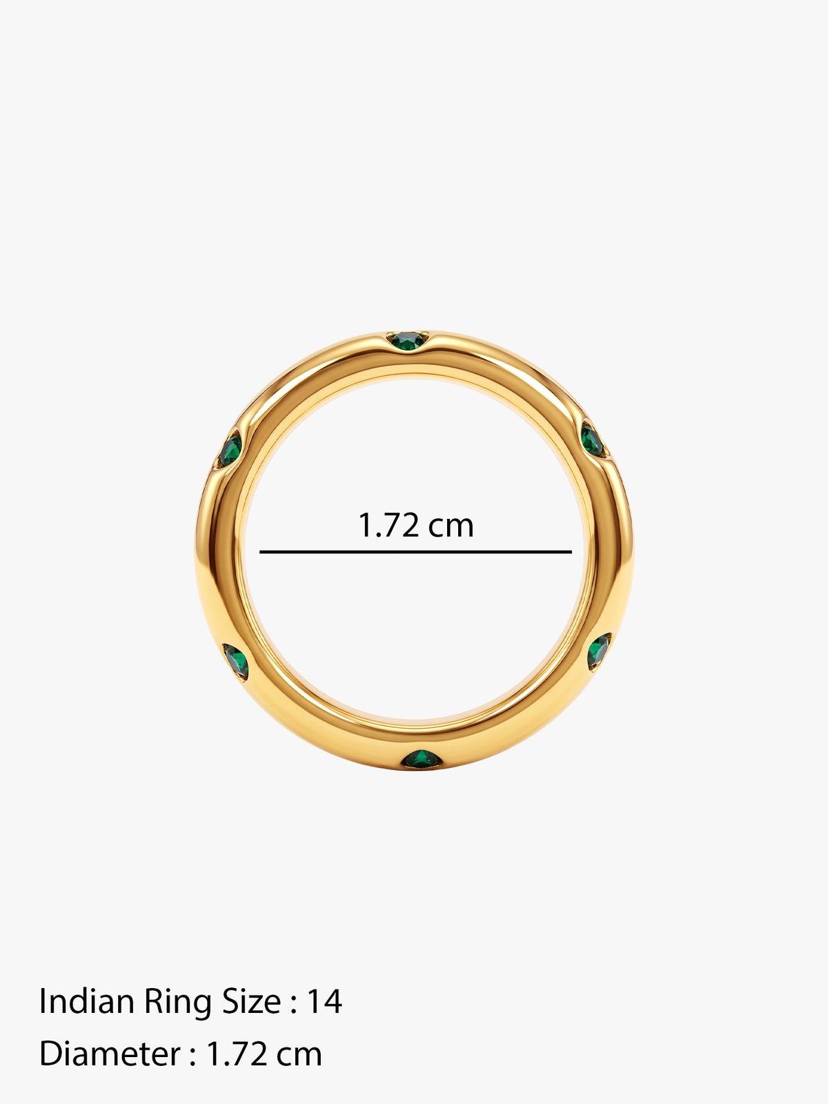 IXIA BY GIVA Finders Keepers Gold Plated Ring (Size 14)