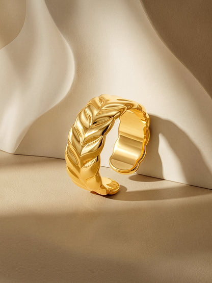 No Filter Gold Plated Ring (Size 16)