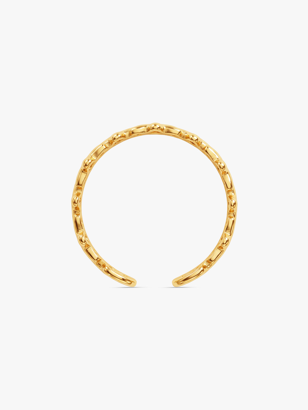 IXIA by GIVA Twinkle Band Gold Plated Ring