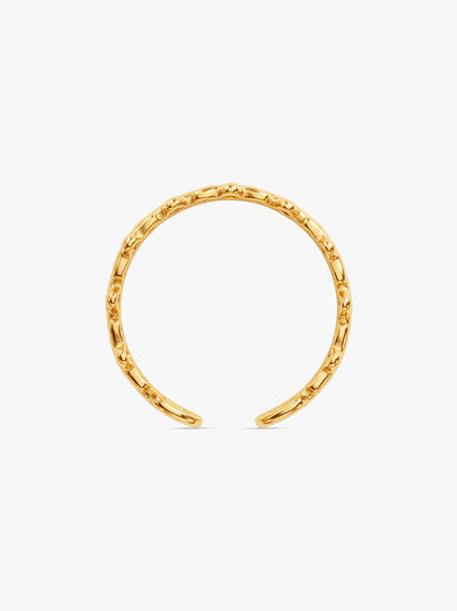 IXIA by GIVA Twinkle Band Gold Plated Ring