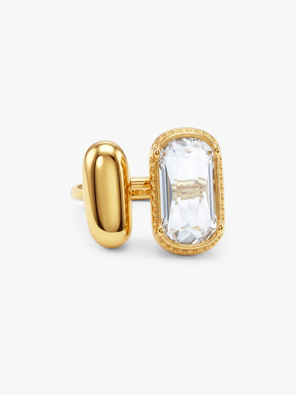 IXIA by GIVA Sparkling Mate Gold Plated Ring (Size 9)