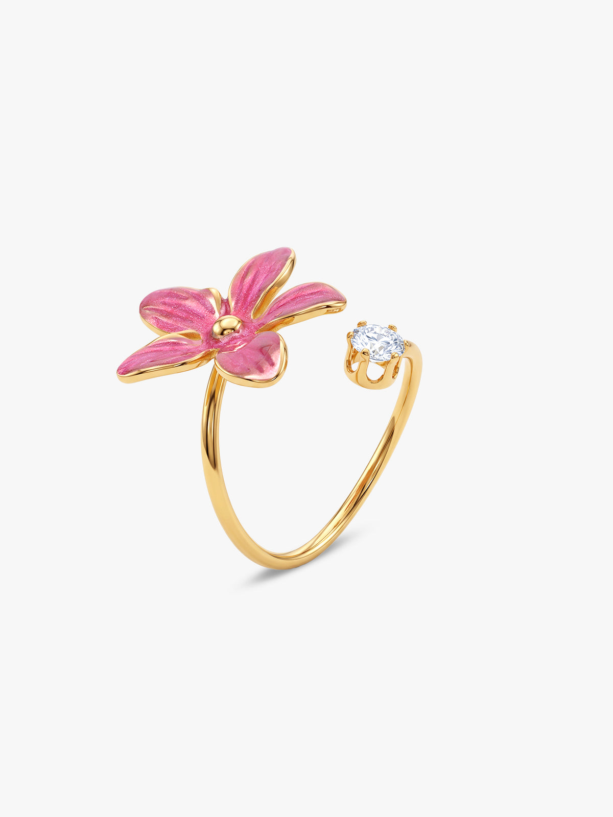 IXIA by GIVA Bloom Service Gold Plated Ring