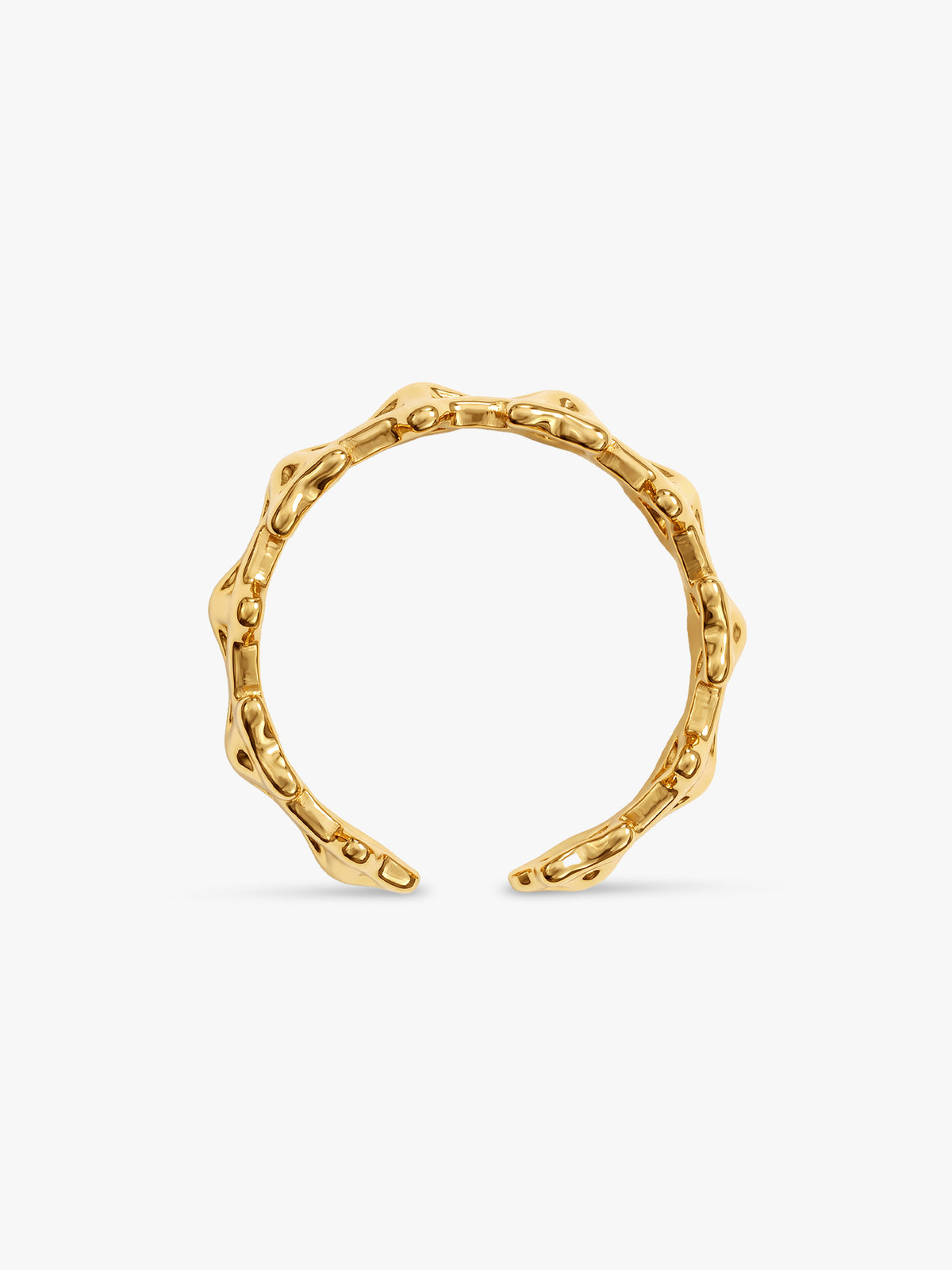 IXIA by GIVA Multi Starrer Gold Plated Ring (Size 14)