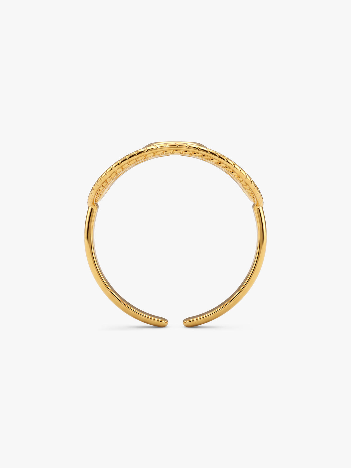 IXIA BY GIVA Solar Energy Gold Plated Ring (Size 13)