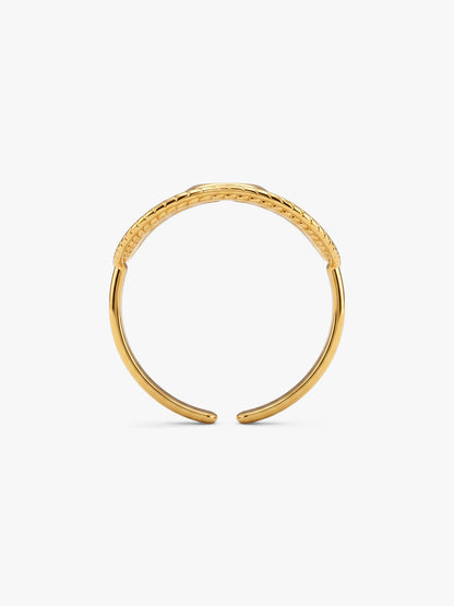 IXIA BY GIVA Solar Energy Gold Plated Ring (Size 13)