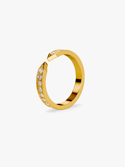 Nova Gold Plated Ring (Size 18)
