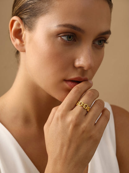 Core Gold Plated Ring (Size 18)