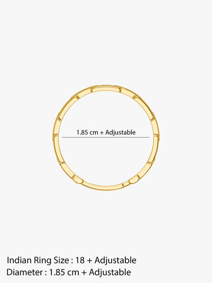 Core Gold Plated Ring (Size 18)