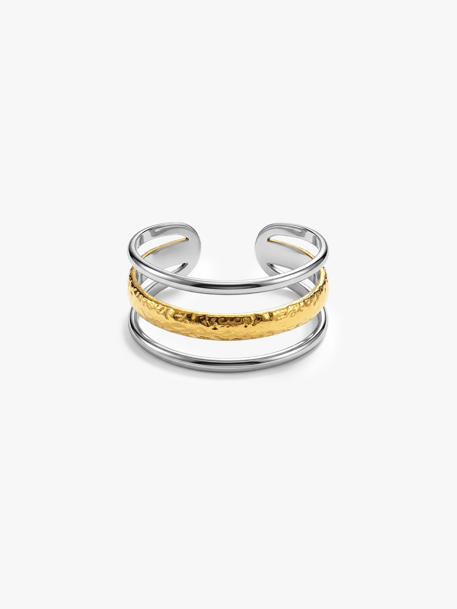 The Chic Switch Dual Tone Ring (Size 18)